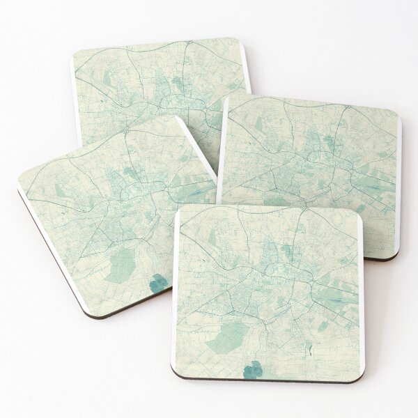 Item preview, Lublin Map Blue Vintage designed and sold by HubertRoguski.