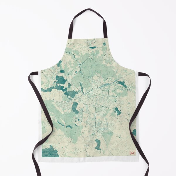 Item preview, Olsztyn Map Blue Vintage designed and sold by HubertRoguski.