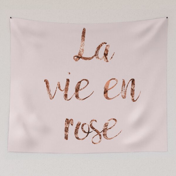 Aperçu de l'œuvre La vie en rose en rose créée et vendue par peggieprints.