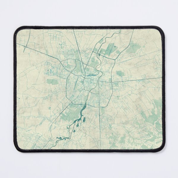 Item preview, Rzeszów Map Blue Vintage designed and sold by HubertRoguski.