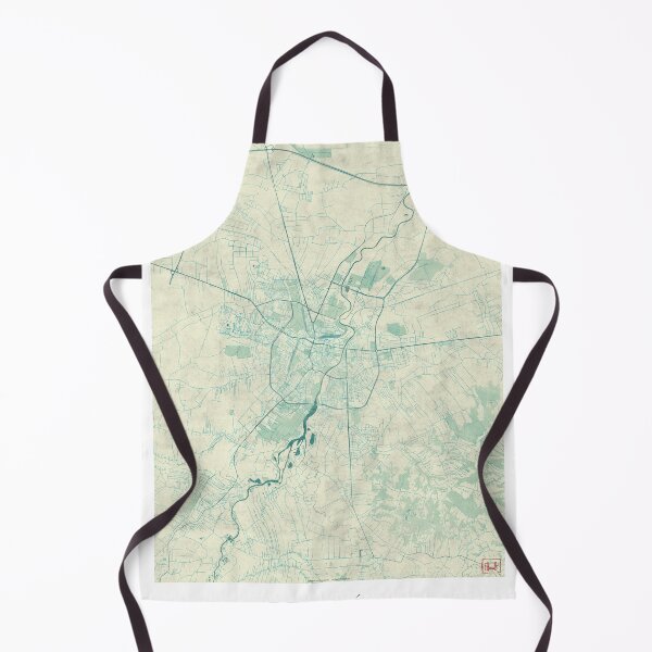 Item preview, Rzeszów Map Blue Vintage designed and sold by HubertRoguski.