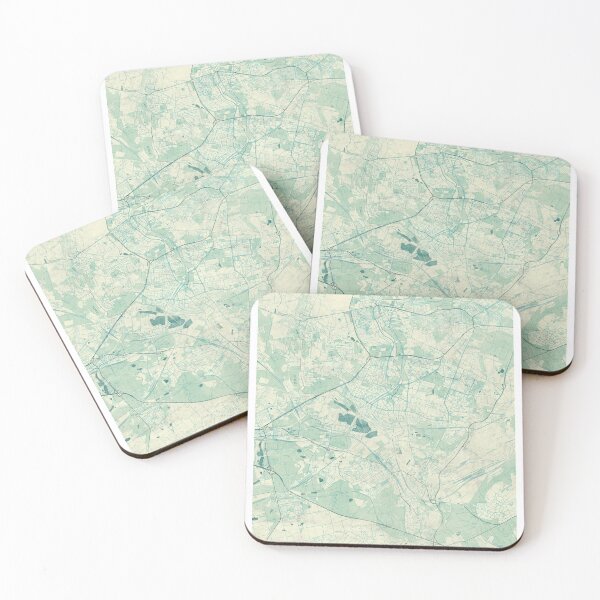 Item preview, Sosnowiec Map Blue Vintage designed and sold by HubertRoguski.