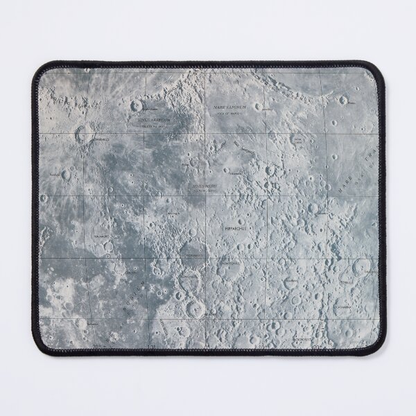 Item preview,  Vintage Lunar Moon Map, 1960s designed and sold by Vintage Wall Art.
