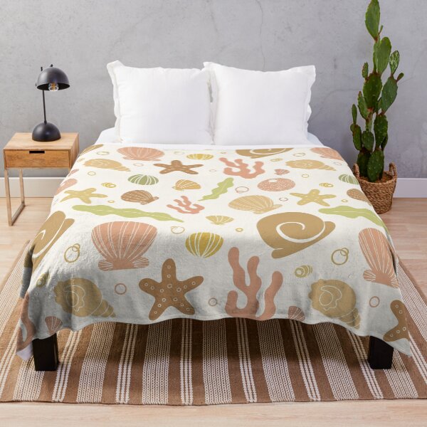 Item preview, Marine Boho Earthy Pattern Ocean Seashell designed and sold by trajeado14.