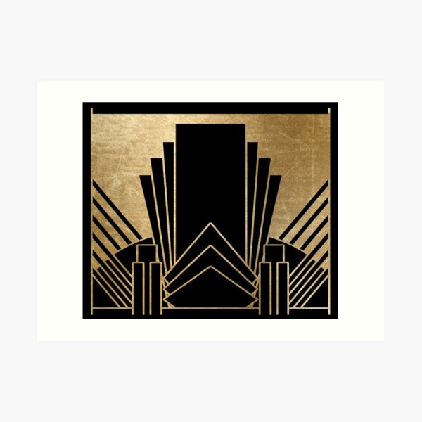 Art deco design Art Print