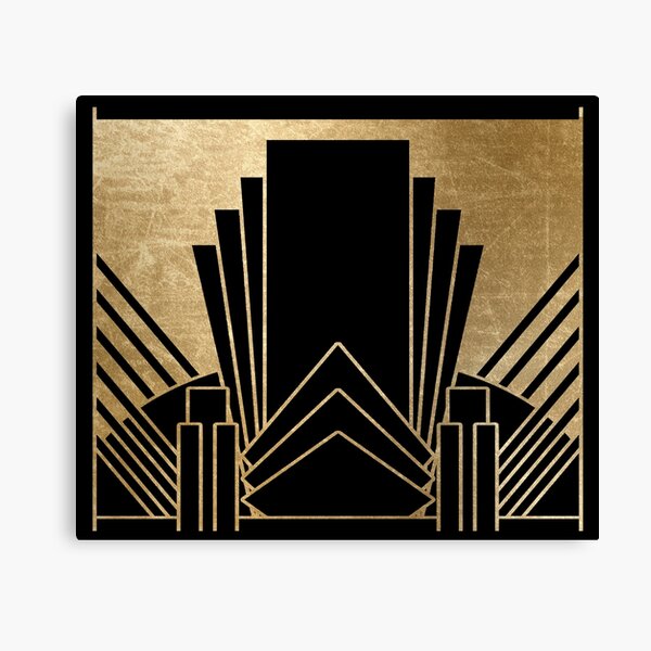 Art deco design Canvas Print