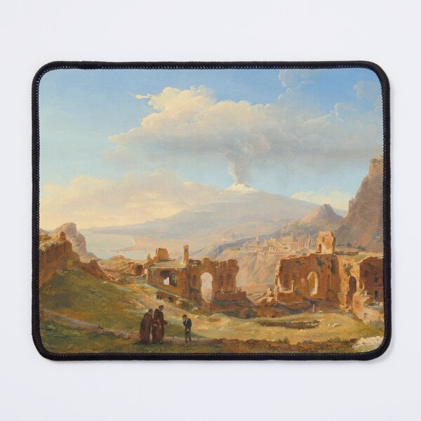 Item preview, The Roman Theater at Taormina | Louise-Joséphine Sarazin de Belmont | 1828 Italian Art designed and sold by CJET.