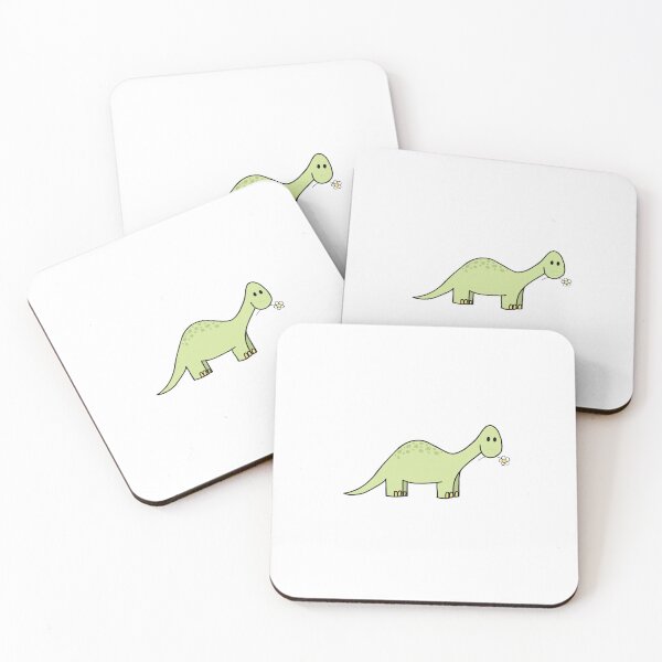 Item preview, dino with flower designed and sold by happyplacetobe.