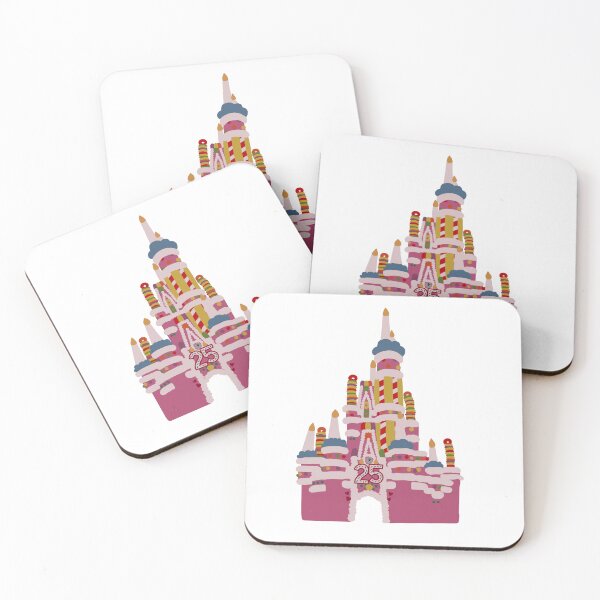Item preview, 25th Anniversary Birthday Cake Castle WDW designed and sold by tbcalligraphy.