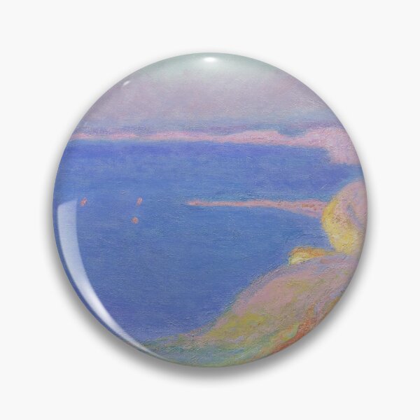 Item preview, On the Cliff Near Dieppe, Sunset | Claude Monet | 1897 Impressionism Art designed and sold by CJET.
