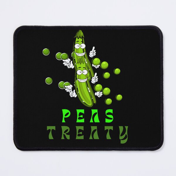 Item preview, Peas Treaty - Funny Typography designed and sold by SBWorld.