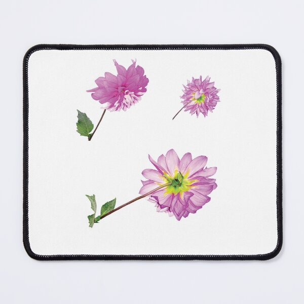 Item preview, Flying Dahlia  neat elegant pretty Flower pattern shower curtain  gift for wife gift for gilfriend gift for flower lovers for botanists gift for gardeners  designed and sold by GhostAmine.