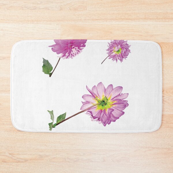 Item preview, Flying Dahlia  neat elegant pretty Flower pattern shower curtain  gift for wife gift for gilfriend gift for flower lovers for botanists gift for gardeners  designed and sold by GhostAmine.