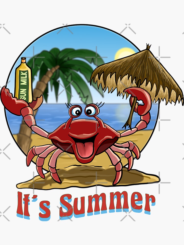 Thumbnail 3 von 3, Sticker, It´s Summer designt und verkauft von Kobeko.