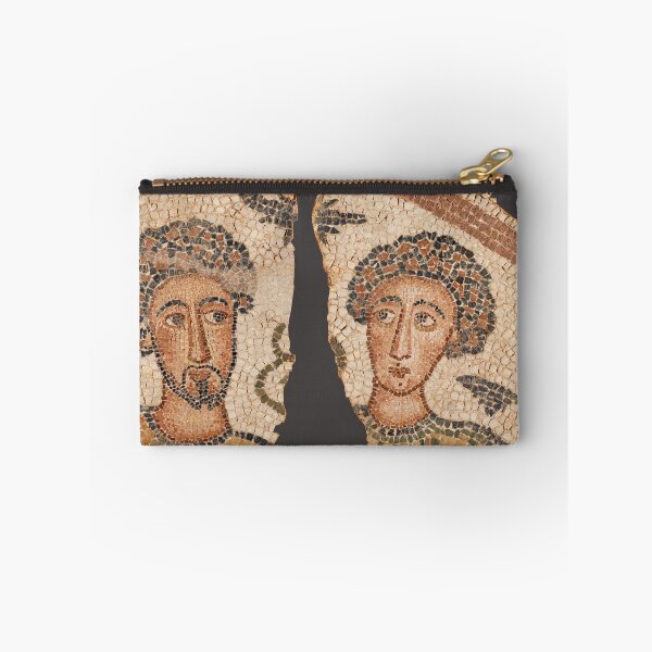 Item preview, Roman mosaic with 2 males busts designed and sold by frederic Lecut.