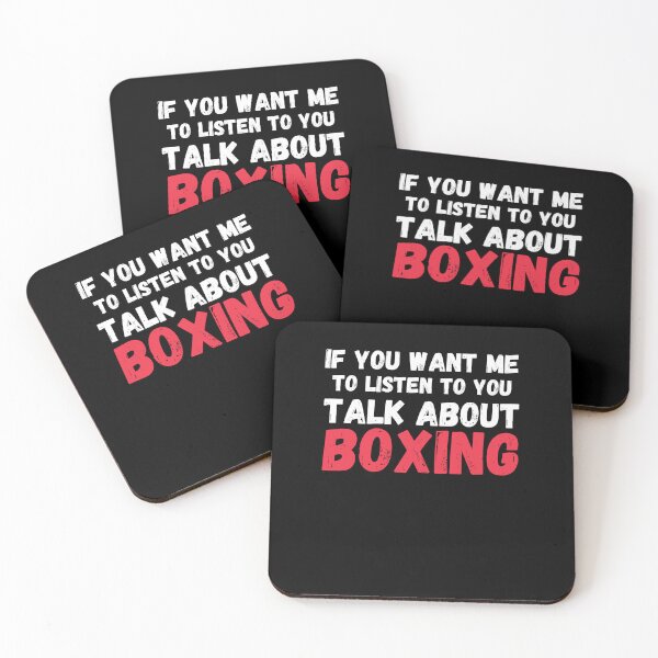 Item preview, If You Want Me To Listen To You Talk About Boxing - Funny Boxing Saying designed and sold by Mindcaptain.