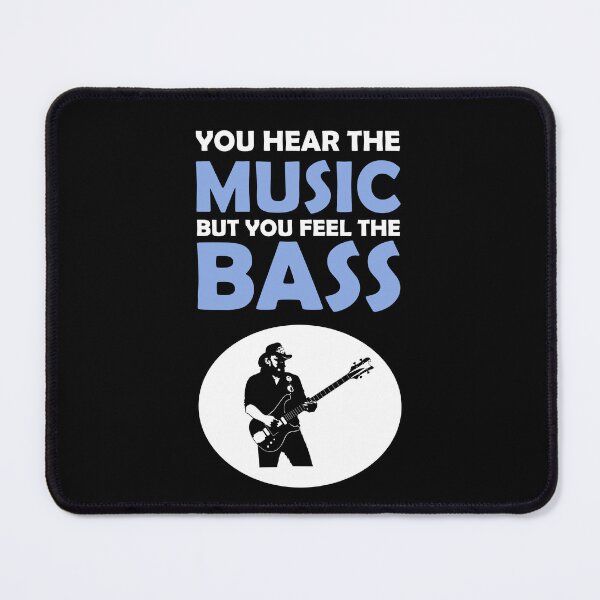 Item preview, You Hear the Music But You Feel the Bass With Bass Guitarist designed and sold by SomeDesignThing.