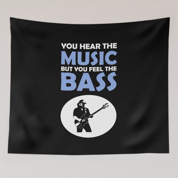 Item preview, You Hear the Music But You Feel the Bass With Bass Guitarist designed and sold by SomeDesignThing.