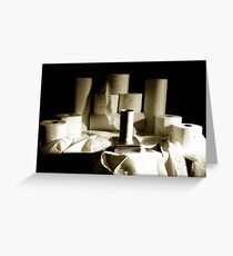 Naked. Greeting Card