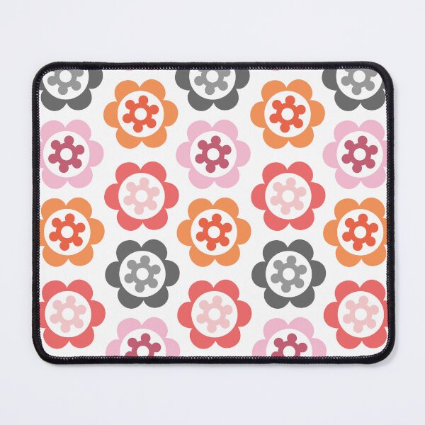Item preview, Retro Vintage Stylis Pink and White 80's style beautiful Floral pattern Throw Pillow  fancy  gift for wife gift for gilfriend gift for flower lovers gift for mom designed and sold by GhostAmine.