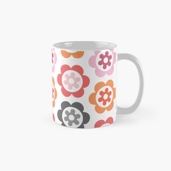 Artikelvorschau, Retro Vintage Stylis Pink und Weiß Stil der 80er Jahre schönes Blumenmuster Dekokissen ausgefallenes Geschenk für Ehefrau Geschenk für Gilfriend Geschenk für Blumenliebhaber Geschenk für Mama entworfen und verkauft von GhostAmine.