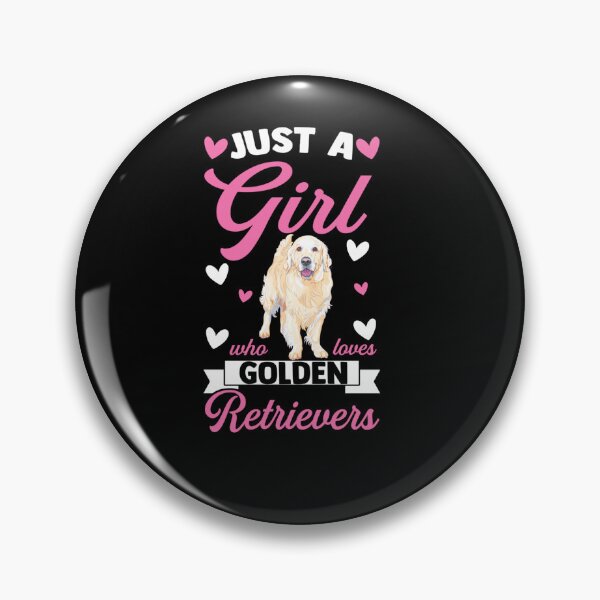 Item preview, GIRL WHO LOVES GOLDEN RETRIEVERS GOLDEN RETRIEVERS designed and sold by sobriowslen.