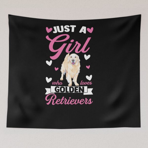 Item preview, GIRL WHO LOVES GOLDEN RETRIEVERS GOLDEN RETRIEVERS designed and sold by sobriowslen.
