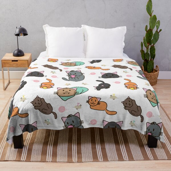 Item preview, Kitty Mischief - Cute Cat Pattern Illustration designed and sold by DonneeCreations.