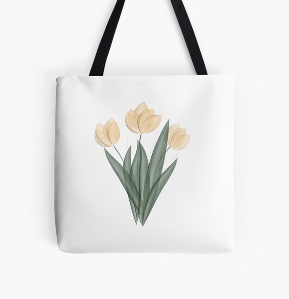 Tulip Tote Bag Design Vector Download