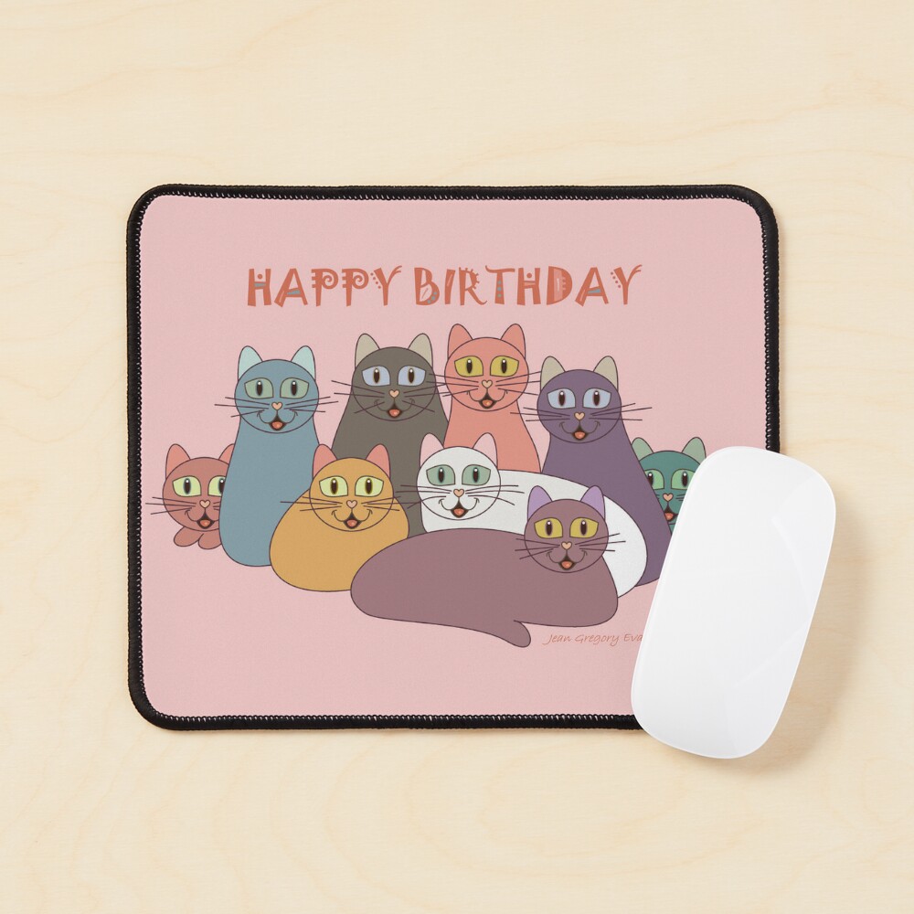 Cute Pusheen the Cat Cartoon Birthday Christmas Blank Funny Humour Greeting  Card