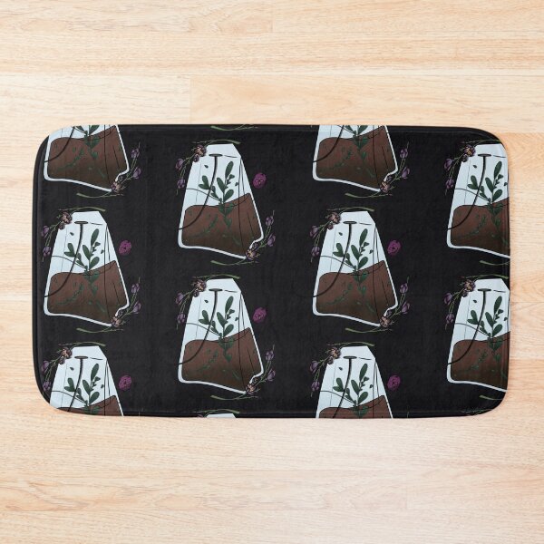 Item preview, Calming Flower Teabag (black) designed and sold by SpaceWuff.