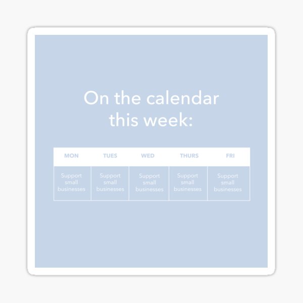 Item preview, Shop Small Businesses Calendar designed and sold by livzank.