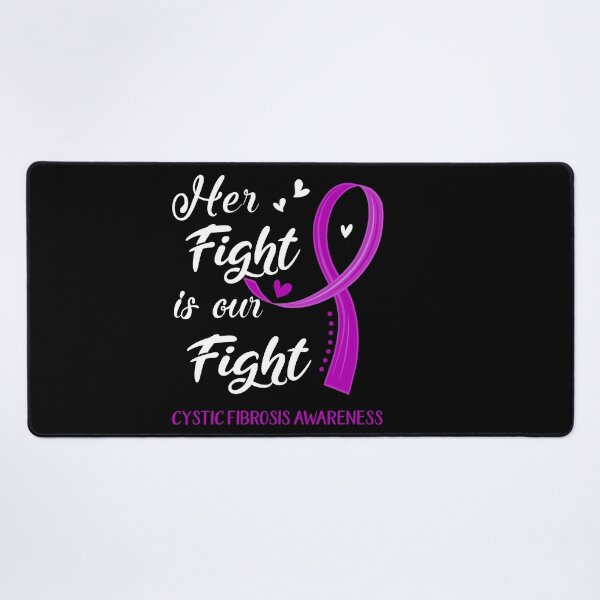 Item preview, Her Fight Is Our Fight Cystic Fibrosis Awareness designed and sold by Kohend.