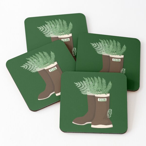 Item preview, Rain Boot Fern  designed and sold by Krystal  Thomas.