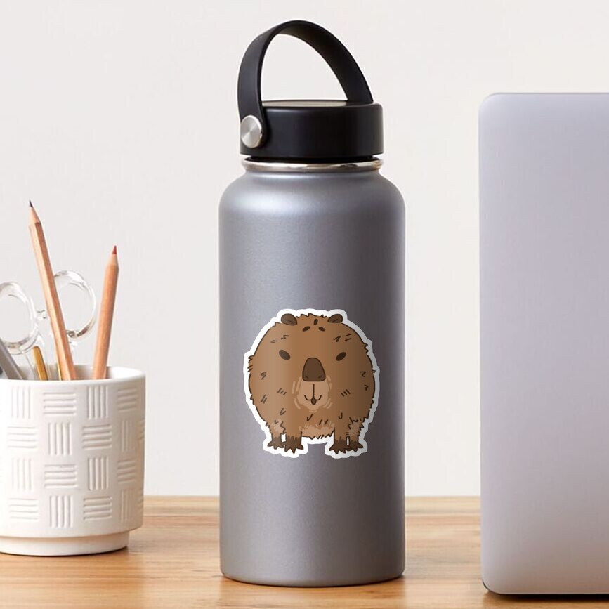 "Capybara Coconut Dog Sticker" Sticker by JuicedPhrog Redbubble