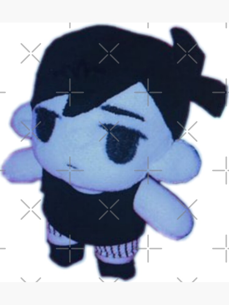 Omori Plush Stuffed Animal, Black Hair Villain Sunny