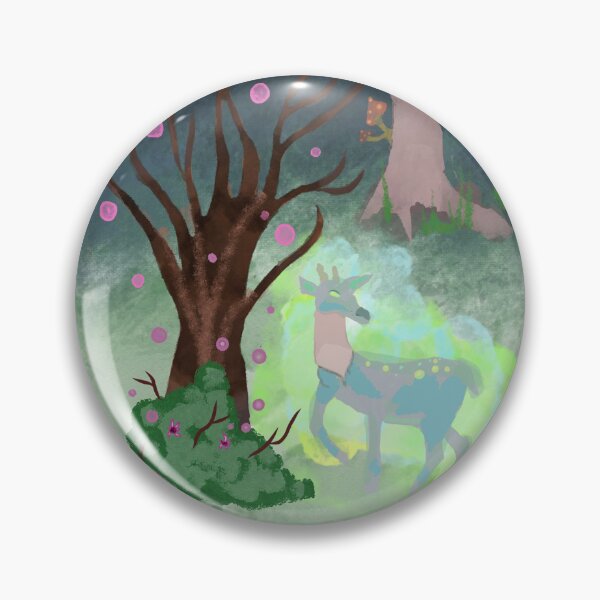 Item preview, Whimsical Deer in Magical Forest designed and sold by Ellen O'Loughlin.
