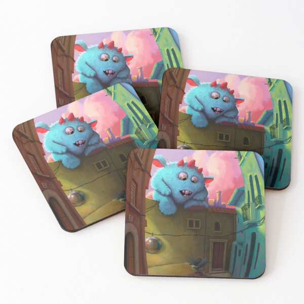 Item preview, The monster imagined by a kid called Lucas become alive in his town. designed and sold by eduardo berazaluce.