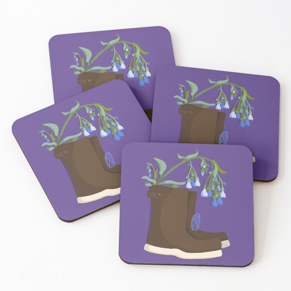 Item preview, Rain Boots and Bluebells Ver 2 designed and sold by Krystal  Thomas.