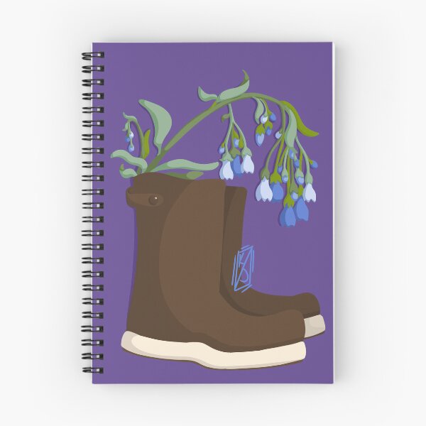 Item preview, Rain Boots and Bluebells Ver 2 designed and sold by Krystal  Thomas.