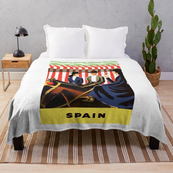 Item preview, 1955 SPAIN Equestrian Travel Poster designed and sold by retrographics.