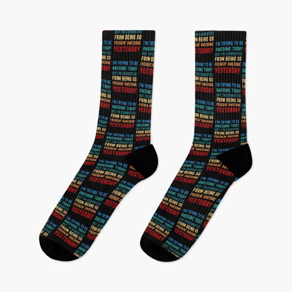 Item preview, I'M TRYING TO BE AWESOME TODAY BUT I'M EXHAUSTED FROM BEING SO FREAKIN' AWESOME YESTERDAY designed and sold by appareltolove.