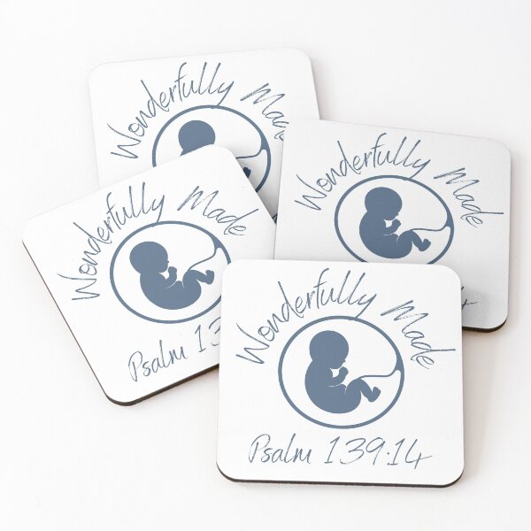 Item preview, Wonderfully Made (blue) designed and sold by MultiversiTee.