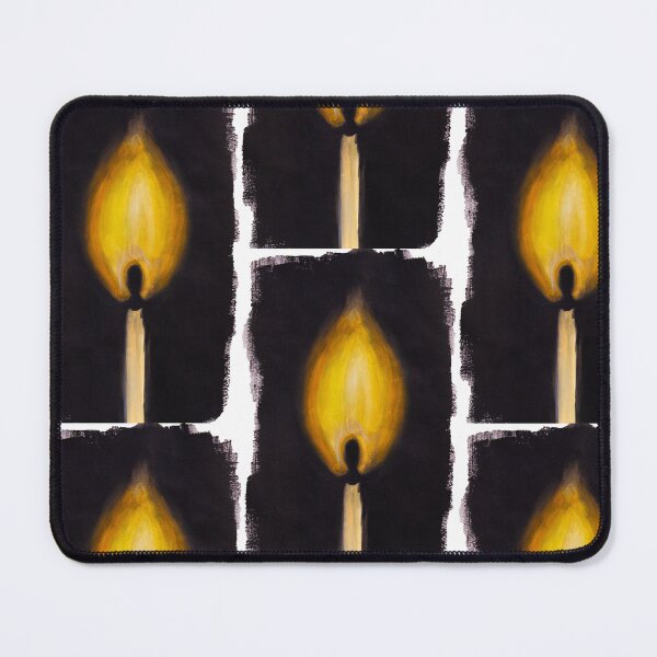 Item preview, Matchstick flame in gouache designed and sold by Chantellearts.
