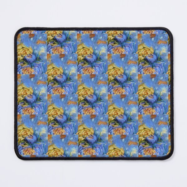 Item preview, Composition with flowers blue and yellow designed and sold by MariDaniArt.