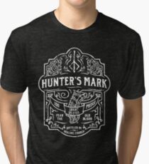 Hunter's Mark Whiskey - Bloodborne - White Variant Tri-blend T-Shirt