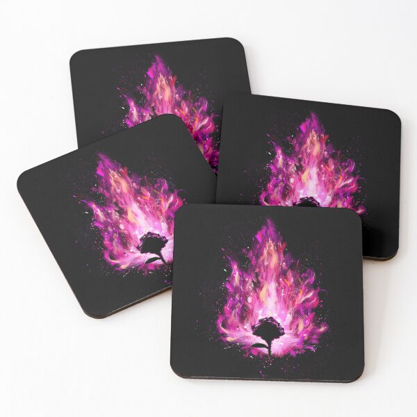 Item preview, Pink rose ablaze designed and sold by chakigun.