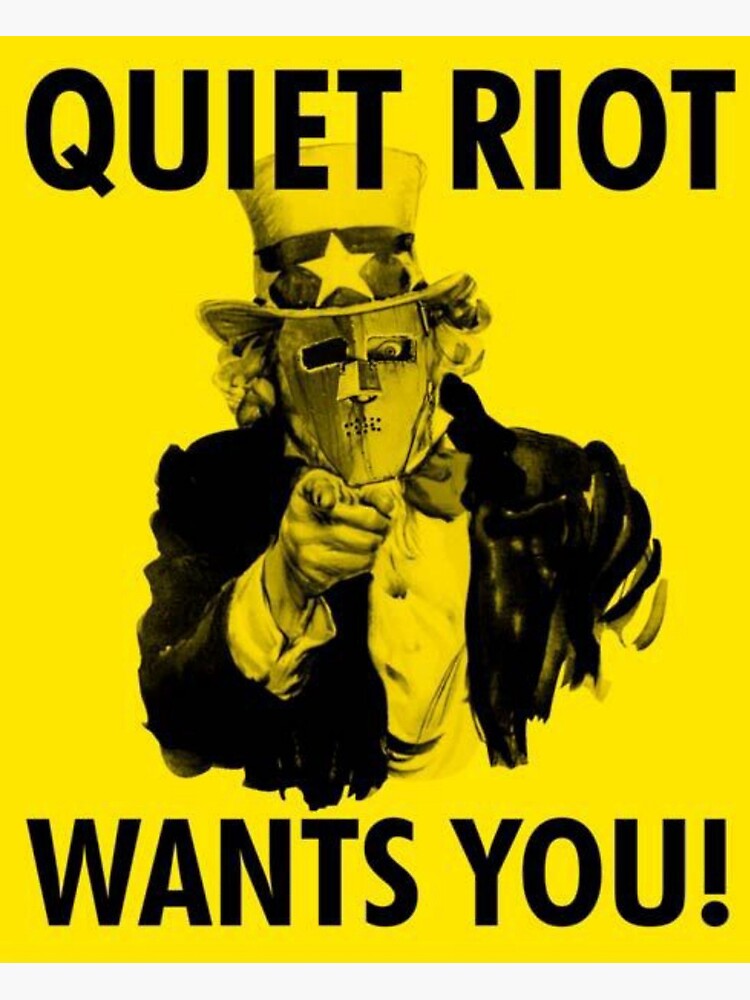 A4 Quiet Riot Band And Mucic Poster For Sale By Aloucabl Redbubble