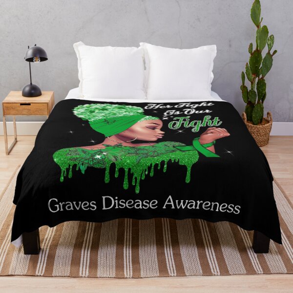 Item preview, Her Fight Is Our Fight Graves Disease Awareness designed and sold by Mnrshirley.