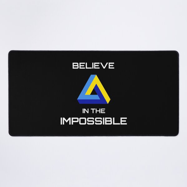 Item preview, Believe in the Impossible - Penrose Impossible Triangle designed and sold by ilexdesigns.